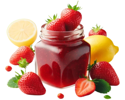 Confettura Extra di Limoni e Fragole bio