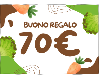 Buono Regalo 70 Euro Paniere Bio