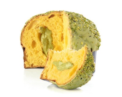Panettone Pistacchio Farcito Bio - Online da PaniereBio