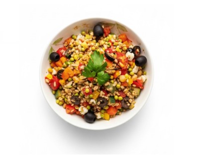 Insalata di Kamut Mediterranea Bio - Piatto Pronto Bio - Acquistala ora su Panierebio.com