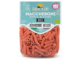 Pasta di Legumi Bio: Maccheroni Di Lenticchie Rosse Bio Vendita online