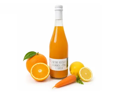 Nettare di Arancia, Limone e Carota Biologico