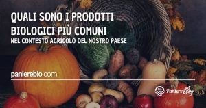 Quali sono i prodotti biologici più comuni