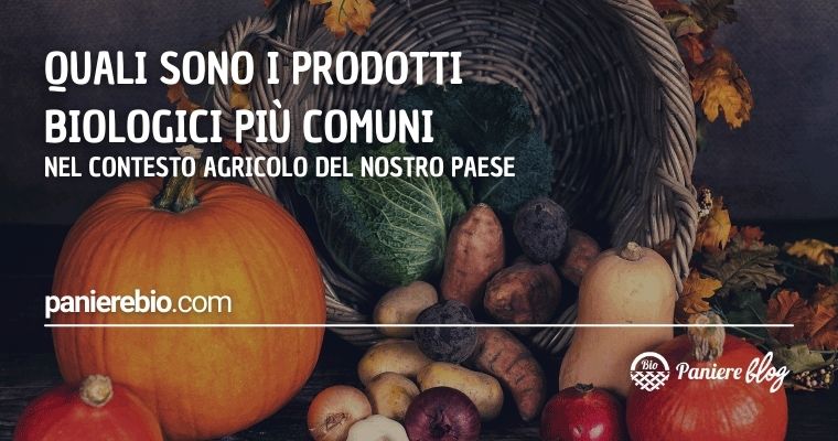 Quali sono i prodotti biologici più comuni
