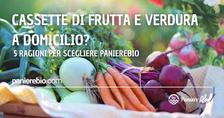 Cassette di frutta e verdura a domicilio