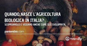L'agricoltura bio in Italia quando è nata?
