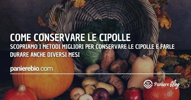 Ecco i metodi migliori per conservare le cipolle e farle durare anche diversi mesi