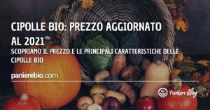 Ecco il prezzo delle cipolle biologiche aggiornato al 2021