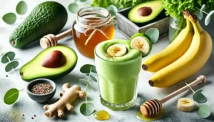 frullato di avocado e banana