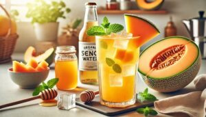 cocktail analcolico di melone cantalupo