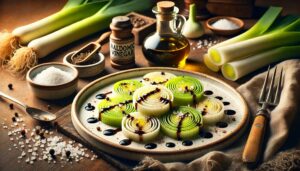 porri aceto balsamico