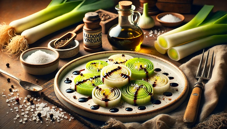 porri aceto balsamico