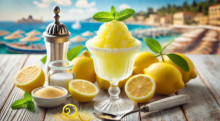 granita al limone siciliana