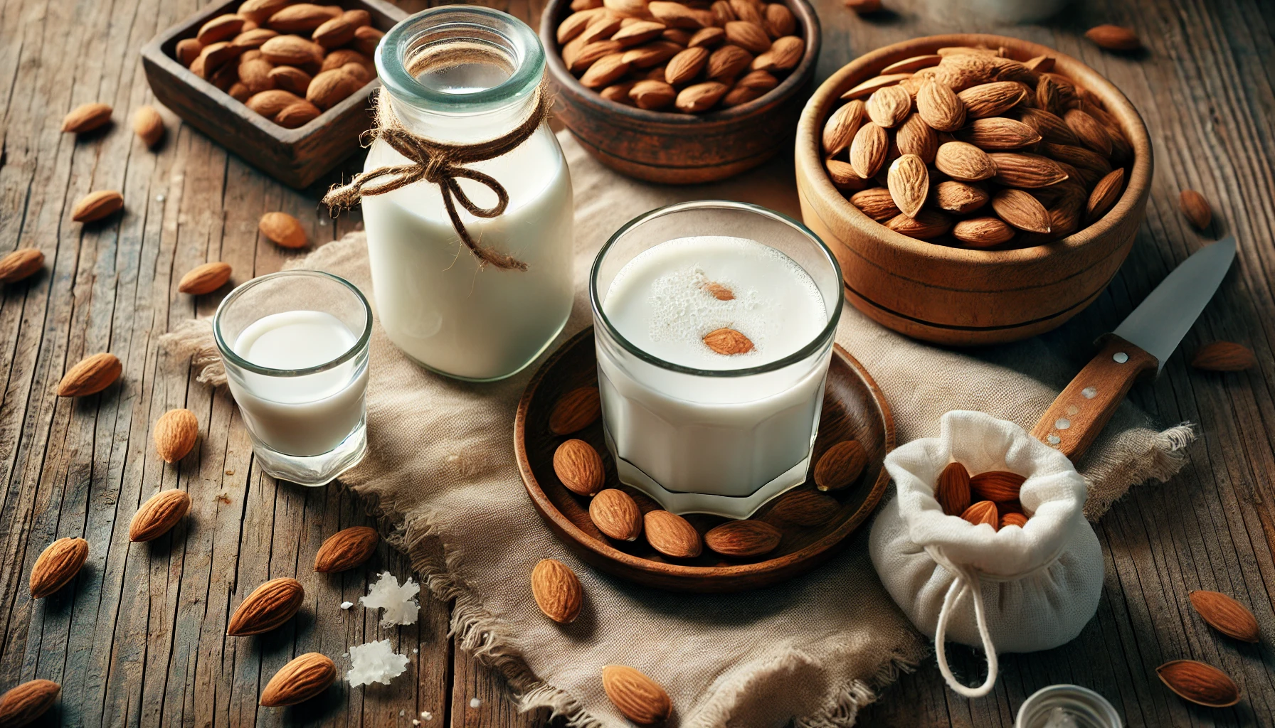 come fare latte di mandorla