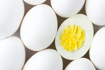 Uova biologiche da allevamento all'aperto